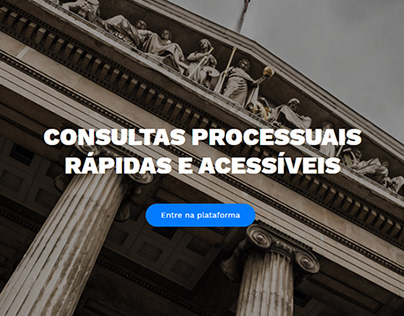 Site para plataforma de consulta de processos