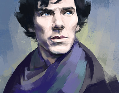Sherlock/Moriarty fan art