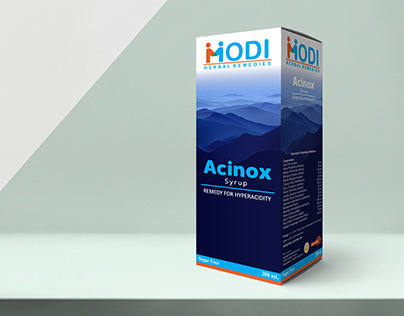 Packaging Design - Acinox Syrup: Soothing Relief