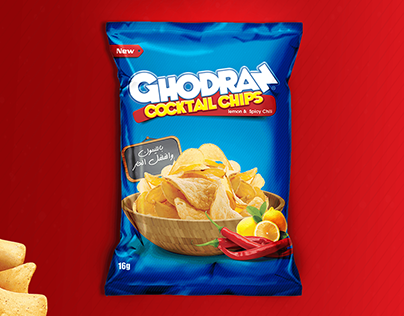 Ghodran Chips packaging design