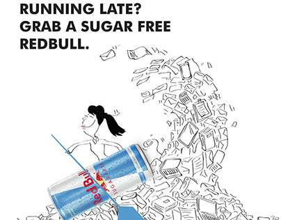 Sugar-free Red Bull ad campaign