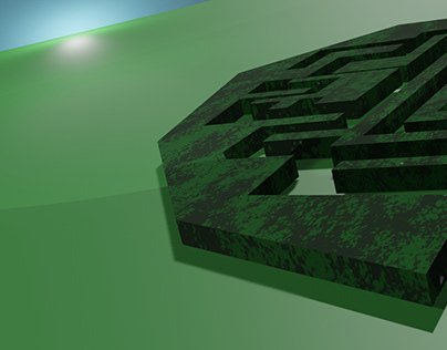 Hedge Maze-3D Art