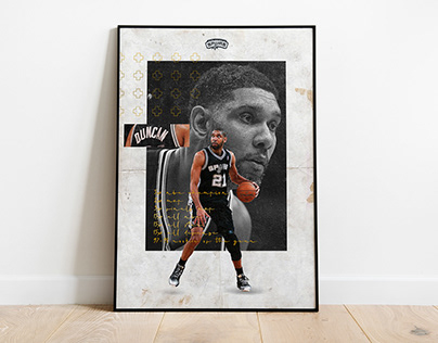 NBA Legacy Posters - Curry, Duncan, Pierce