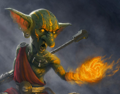 Goblin Monk of the Sacred Flame