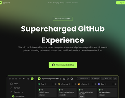Exposed - Supercharged GitHub Experience