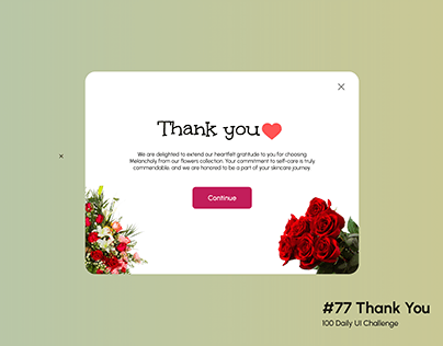 DAY 077 THANK YOU UI