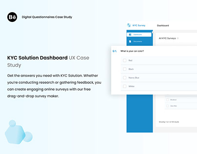 Online Survey Dashboard | SaaS Platform | UI UX