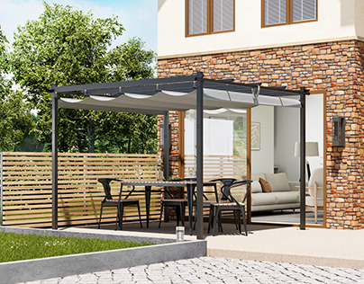 Patio Sun Shade | 3D Product Modeling & Rendering