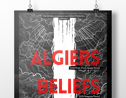 Algiers - Beliefs - Poster