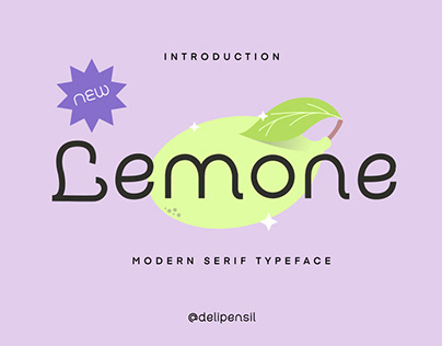 LEMONE - Modern Serif Typeface