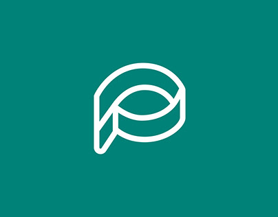 Letter P / eye logo