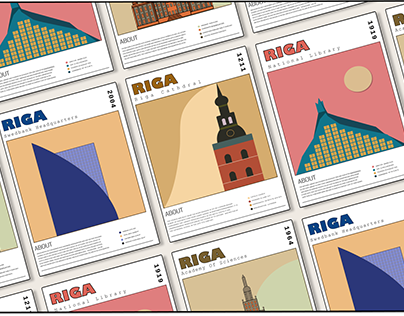 Riga Architecture Poster Design