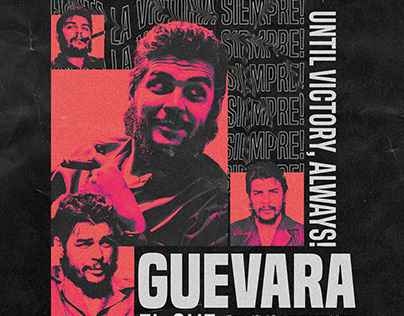 Che Guevara : Bold Typography Poster