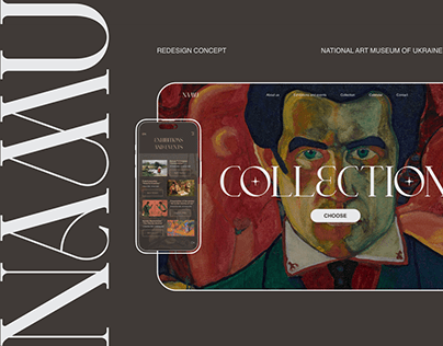 National Art Museum of Ukraine - Website redesign