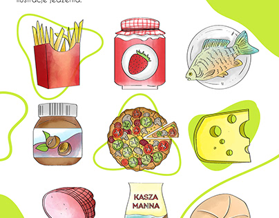 Ilustracje jedzenia