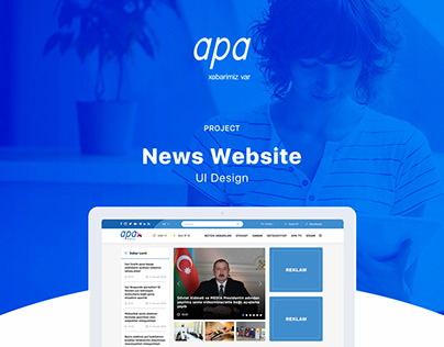 apa.az - news website design