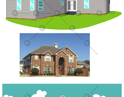 house vector tracing in details