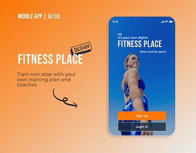 Fitness Place UI/UX Mobile App