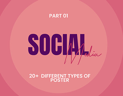SOCIAL MEDIA 20+ DIFERENT TYPES OF POSTERS
