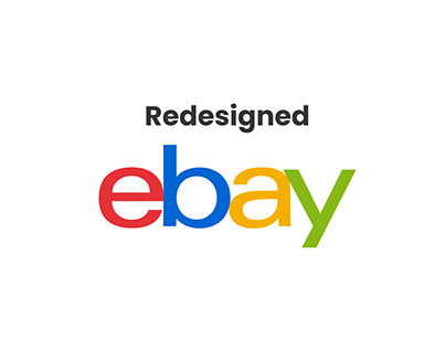 Redesigned the Ebay with Better UI/UX