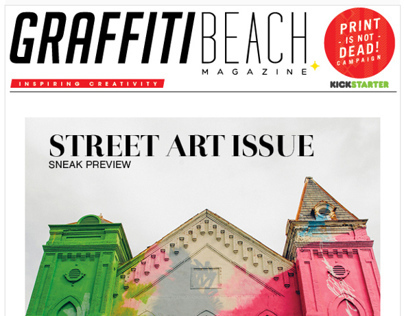 Graffiti Beach Magazine Marketing Material