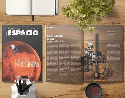 Diseño revista espacio TEDAE 2022