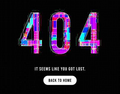 404 Not Found Page: UI Design