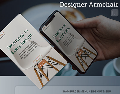 Designer Armchair - Mobile App UI