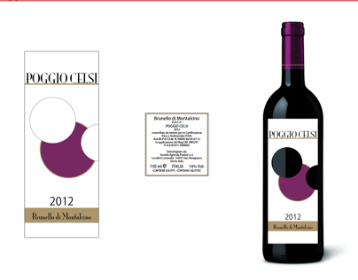Poggio Celsi - proposte per etichetta vino