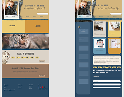 Redesign the website of Scottish Fold