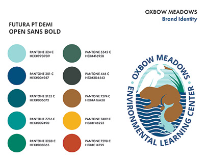Oxbow Meadows Environmental Learning Center Branding