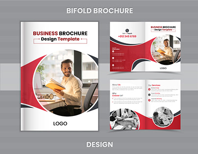 Professional and business Bi-fold Brochure Design