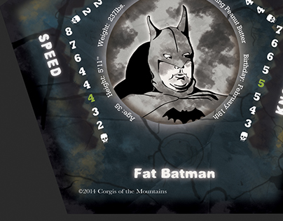 Betrayal at House on the Hill custom card: Fat Batman