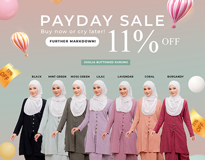 Muslimah Fashion Sale Poster