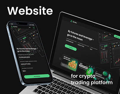 Website for crypto trading platform