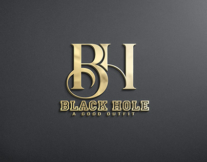 Custom Black Hole logo design