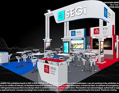 Segi University Colleges 7x11 Exhibition Booth 1