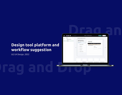 Project thumbnail - Drag and drop design tool - UI/UX Design
