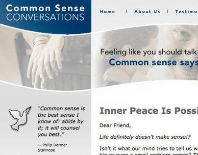 Common Sense Conversations Website