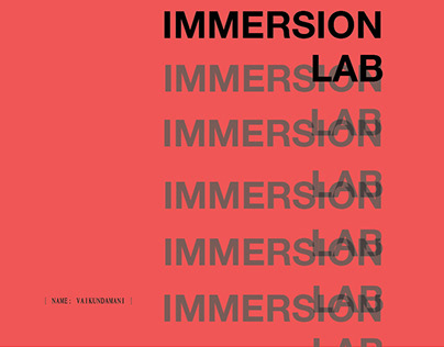 Project thumbnail - IMMERSION