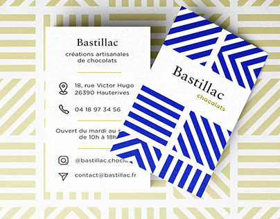 Chocolats Bastillac - Carte de visite