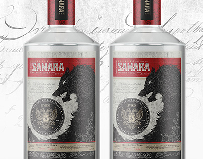 Samara Vodka Packaging