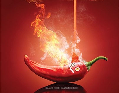 Hot Sauce Poster: Hot & Spicy