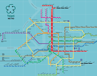 Information Design - Taipei Metro Map