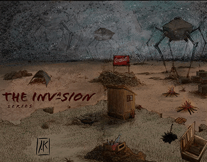 Cover Illustration -The Invasion series-