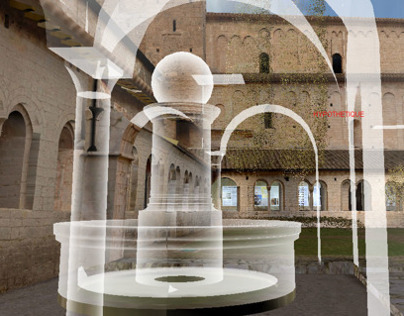 3D modeling - Saint-Guilhem-le-Désert cloister