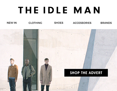 The Idle Man e-commerce