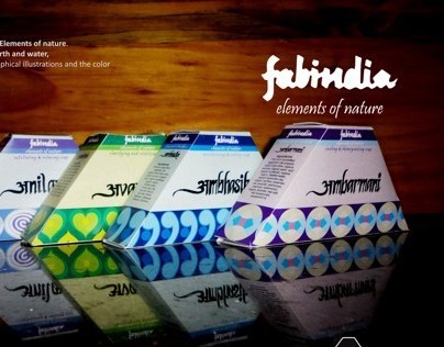Soap bar packaging for Fabindia