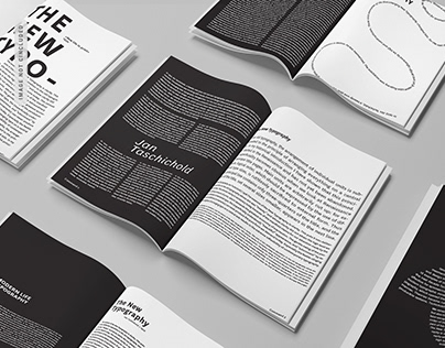 The New Typograhy Booklet Layout