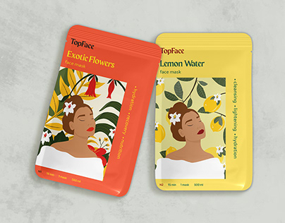 Sheet mask packaging design